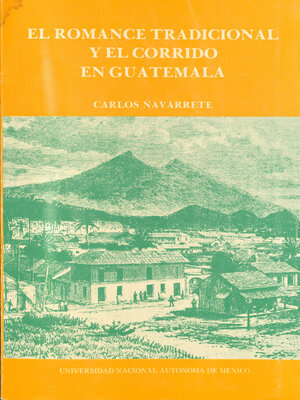 cover image of El romance tradicional y el corrido en Guatemala